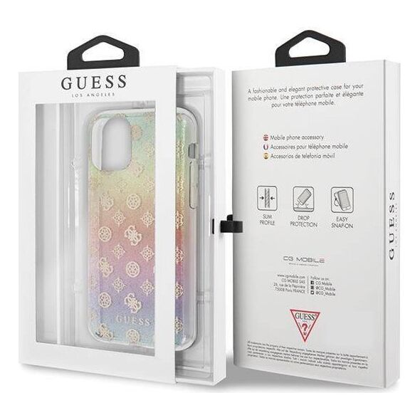 Original Case IPHONE 11 PRO Guess Multicolor Hard Case Iridescent 4G Peony (GUHCN58PEOML) multicolored 3700740461570