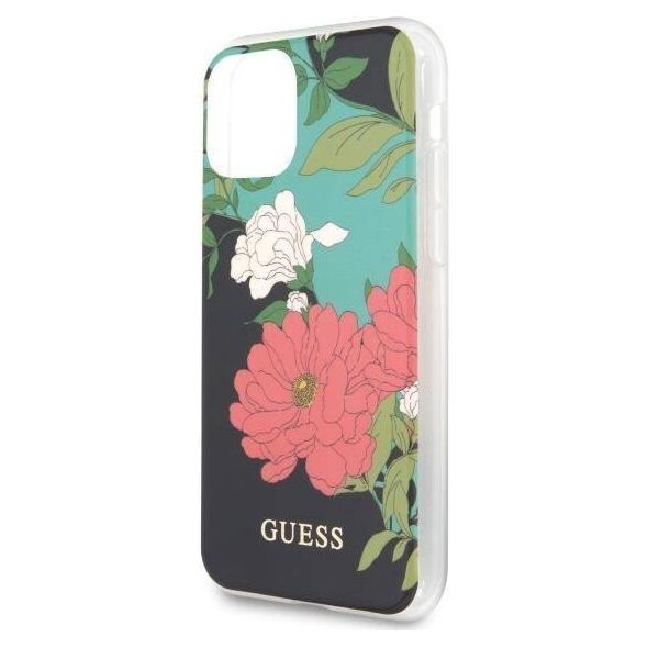 Original Case IPHONE 11 PRO MAX Guess N°1 Flower Collection (GUHCN65IMLFL01) black 3700740475522