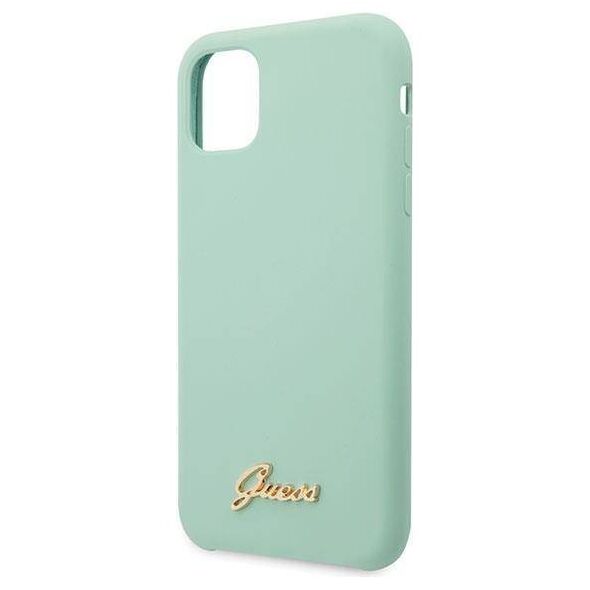 Original Case IPHONE 11 PRO MAX Guess Hard Case Silicone Vintage Gold Logo (GUHCN65LSLMGG) mint 3700740471883