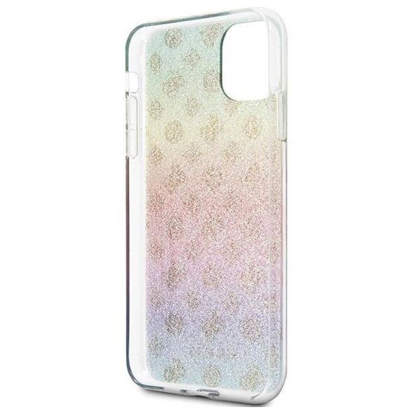 Original Case IPHONE 11 PRO MAX Guess Multicolor Hard Case Iridescent 4G Peony (GUHCN65PEOML) multicolored 3700740461594