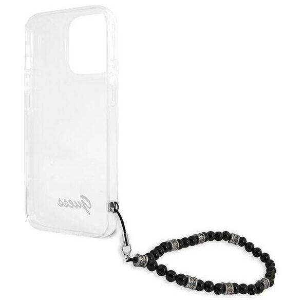 Original Case IPHONE 13 PRO Guess Hardcase Black Pearl (GUHCP13LKPSBK) transparent 3666339025212