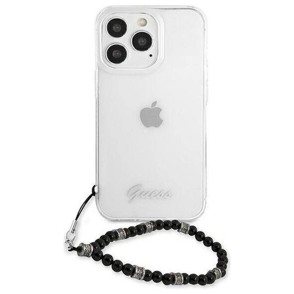 Original Case IPHONE 13 PRO MAX Guess Hardcase Black Pearl (GUHCP13XKPSBK) transparent 3666339025229