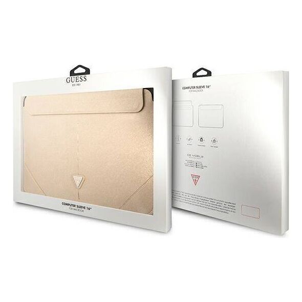 Original Case Sleeve Guess Saffiano Triangle Logo (GUCS16PSATLE) beige 3666339039936