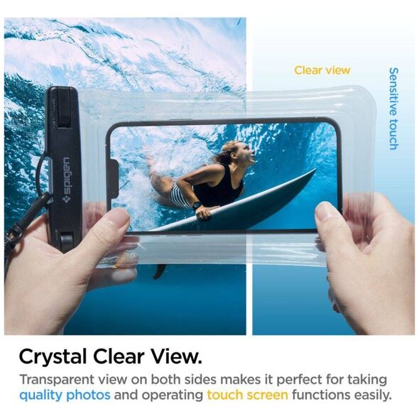 Case Spigen A610 Universal Waterproof Float Crystal Clear transparent 8809811860832