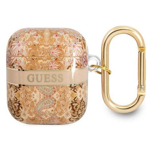 Case APPLE AIRPODS Guess AirPods Paisley Strap Collection (GUA2HHFLD) gold 3666339041892