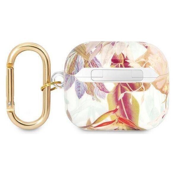 Case APPLE AIRPODS 3 Guess AirPods Flower Strap Collection (GUA3HHFLU) purple 3666339047351