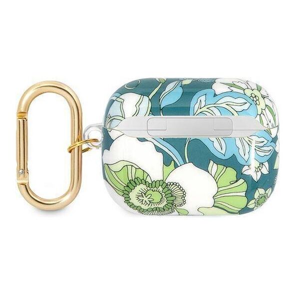Case APPLE AIRPODS PRO Guess AirPods Flower Strap Collection (GUAPHHFLN) green 3666339047306