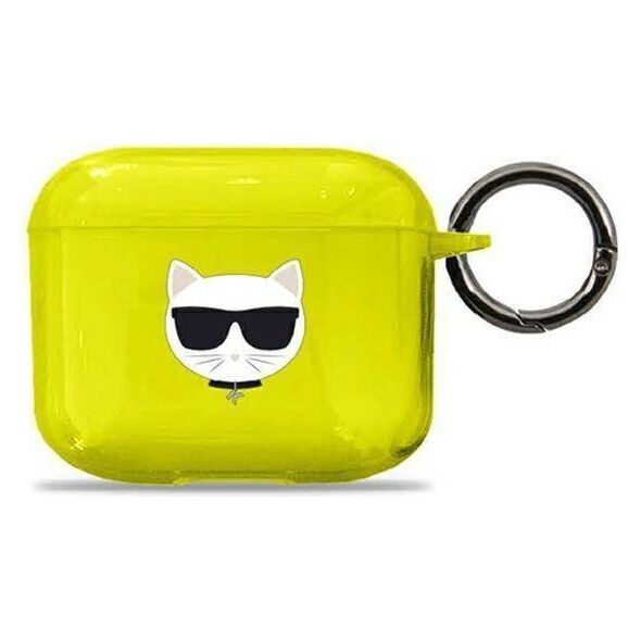 Original Case APPLE AIRPODS 3 Karl Lagerfeld Cover Choupette (KLA3UCHFY) yellow 3666339009243