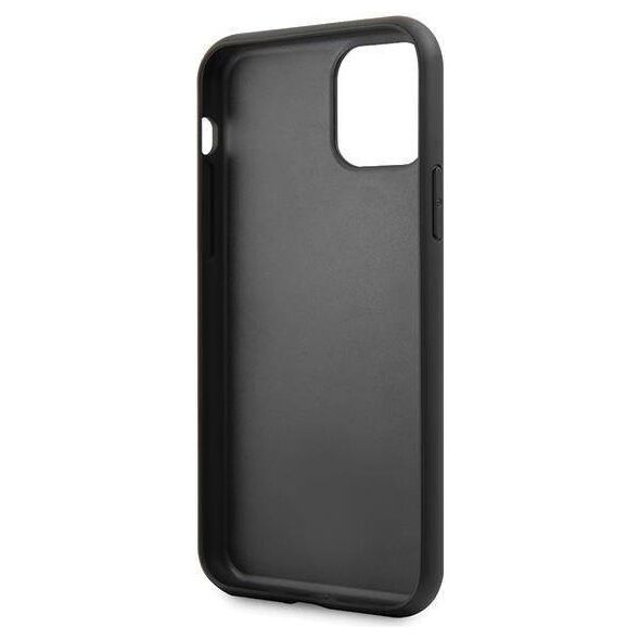 Original Case IPHONE 11 PRO MAX Karl Lagerfeld Hard Case Signature Glitter (KLHCN65DLKSRE) red 3700740467589