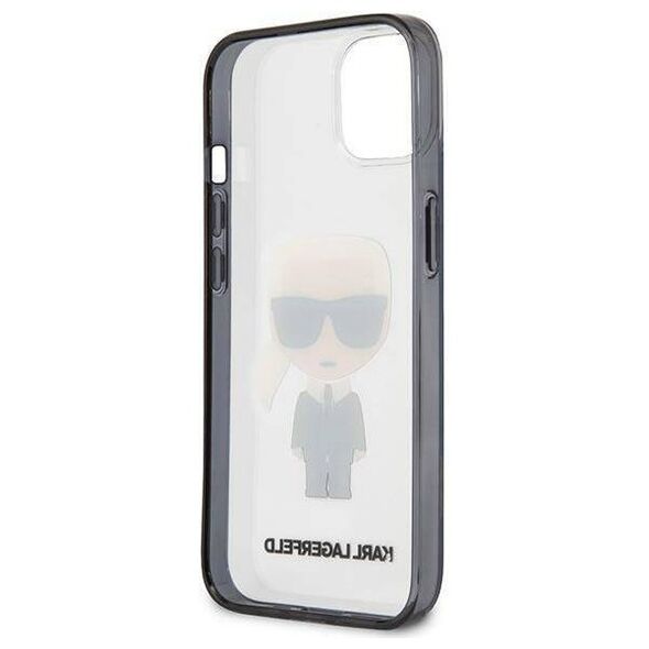 Original Case IPHONE 13 MINI Karl Lagerfeld Ikonik Karl (KLHCP13SHIKCK) transparent 3666339028015