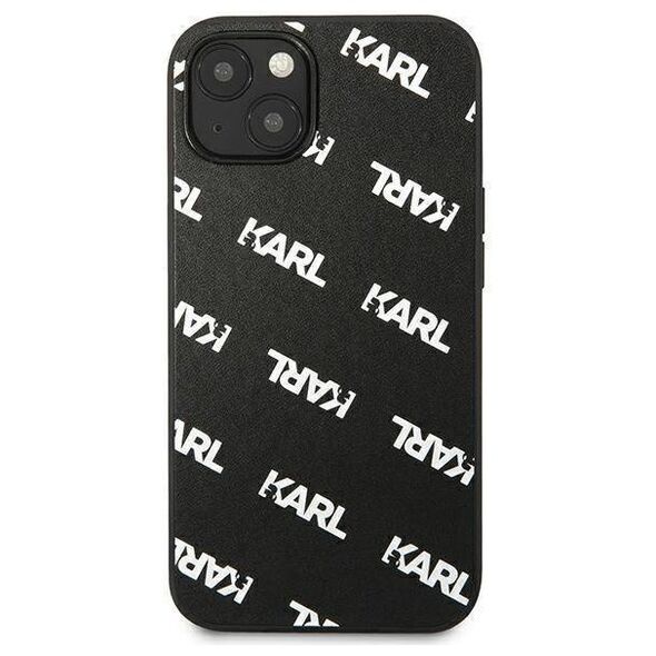 Original Case IPHONE 13 MINI Karl Lagerfeld Hardcase Allover (KLHCP13SPULMBK3) black 3666339049683