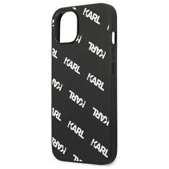 Original Case IPHONE 13 MINI Karl Lagerfeld Hardcase Allover (KLHCP13SPULMBK3) black 3666339049683