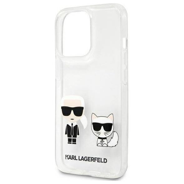 Original Case IPHONE 13 PRO MAX Karl Lagerfeld Hardcase Karl & Choupette (KLHCP13XCKTR) transparent 3666339027407