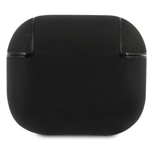 Original Case APPLE AIRPODS 3 BMW Cover Geniune Leather Silver Logo (BMA3SSLBK) black 3666339009427