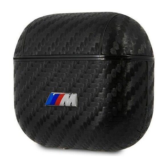 Original Case APPLE AIRPODS 3 BMW Cover PU Carbon M Collection (BMA3WMPUCA) black 3666339009489