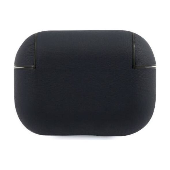 Original Case APPLE AIRPODS PRO BMW Cover Geniune Leather Silver Logo (BMAPSSLNA) navy blue 3666339009441