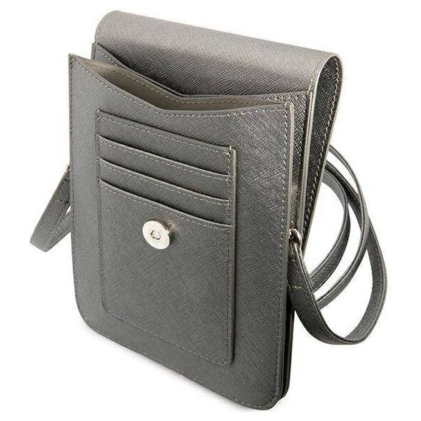 Bag Guess Saffiano Triangle (GUWBSATMGR) gray 3666339050504