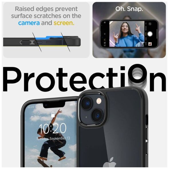 Case IPHONE 14 PLUS Spigen Ultra Hybrid Matte black 8809811864083