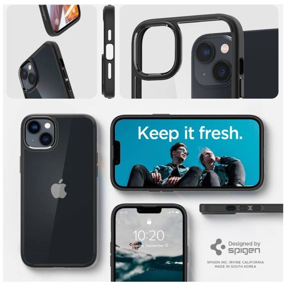 Case IPHONE 14 PLUS Spigen Ultra Hybrid Matte black 8809811864083