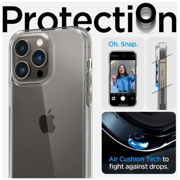 Case IPHONE 14 PRO MAX Spigen Ultra Hybrid Crystal transparent 8809811863475
