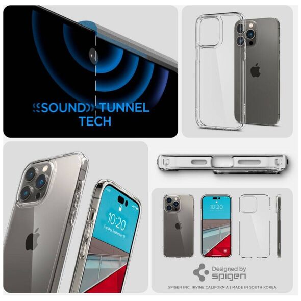 Case IPHONE 14 PRO MAX Spigen Ultra Hybrid Crystal transparent 8809811863475