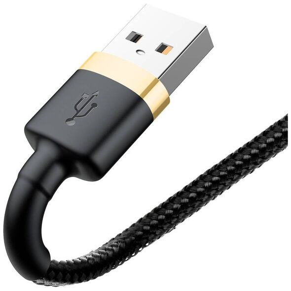 Baseus Cafule Cable USB Lightning 2.4A 1m (Gold+Black) 6953156274990