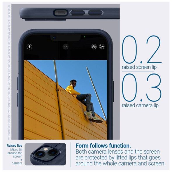 Case IPHONE 14 PLUS Caselogy Parallax Mag MagSafe navy blue 810083831602