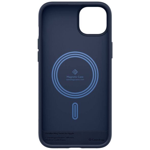 Case IPHONE 14 PLUS Caselogy Parallax Mag MagSafe navy blue 810083831602