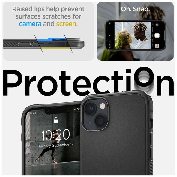 Case IPHONE 14 PLUS Spigen Rugged Armor MagSafe Matte black 8809811864038