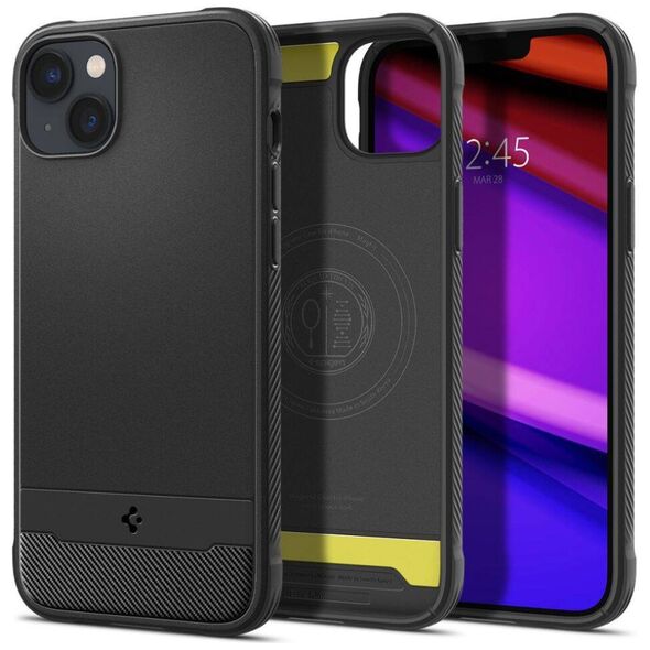 Case IPHONE 14 PLUS Spigen Rugged Armor MagSafe Matte black 8809811864038