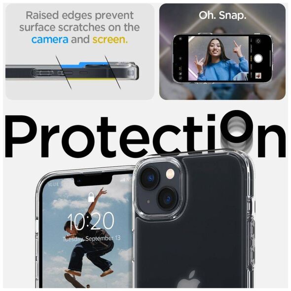 Case IPHONE 14 PLUS Spigen Ultra Hybrid Crystal Frost Clear 8809811864137