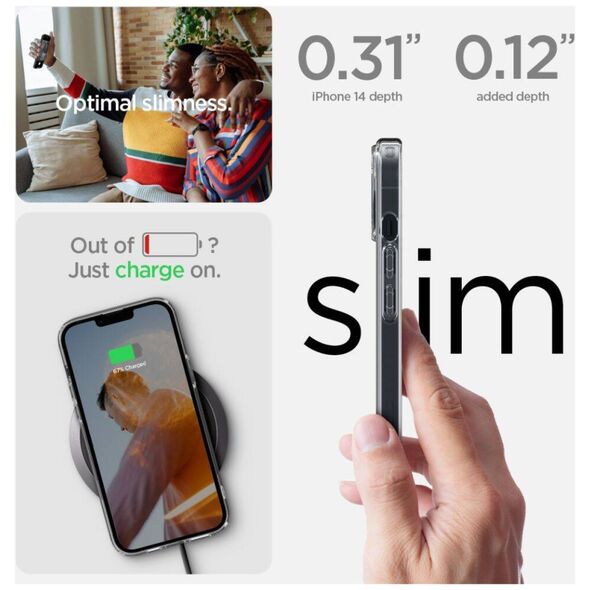 Case IPHONE 14 PLUS Spigen Ultra Hybrid Crystal Frost Clear 8809811864137
