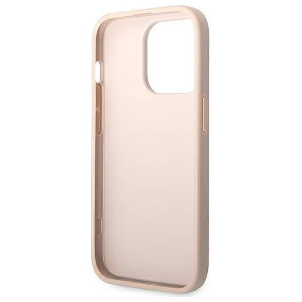 Original Case IPHONE 14 PRO Guess Hardcase 4G Big Metal Logo pink 3666339088804