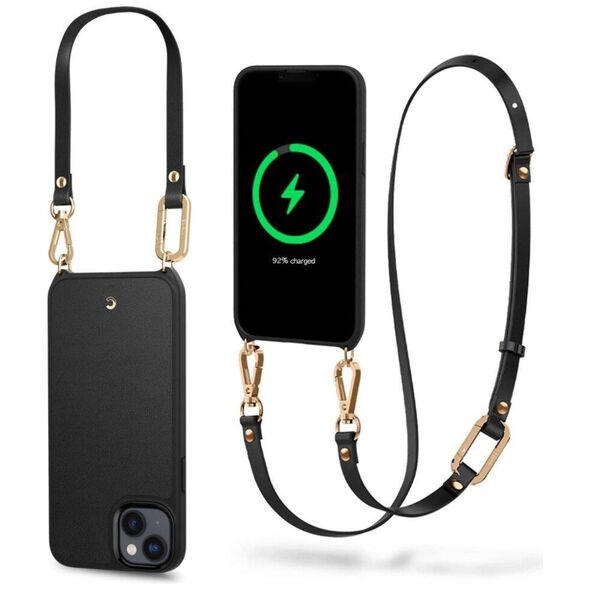 Case IPHONE 14 PLUS Spigen Cyrill Classic Charm MagSafe black 8809811864458