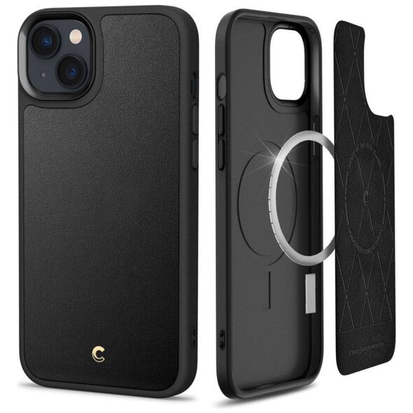 Case IPHONE 14 PLUS Spigen Cyrill Kajuk MagSafe black 8809811864434
