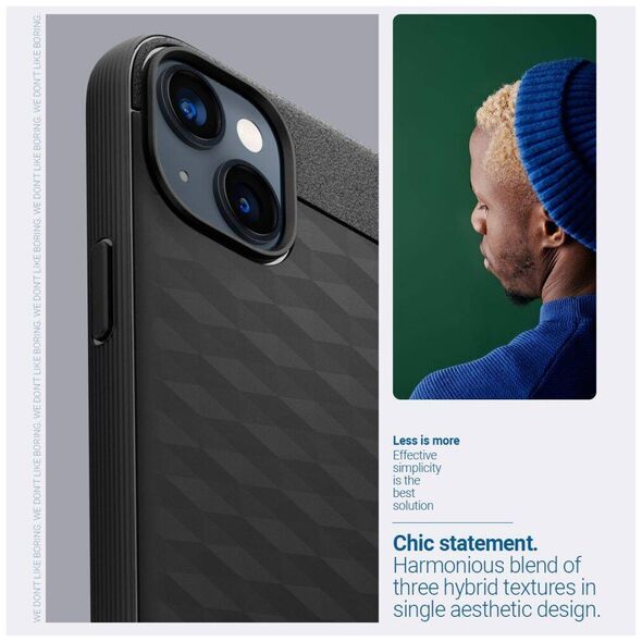 Case IPHONE 14 PLUS Caselogy Parallax Mag MagSafe Matte black 810083831596