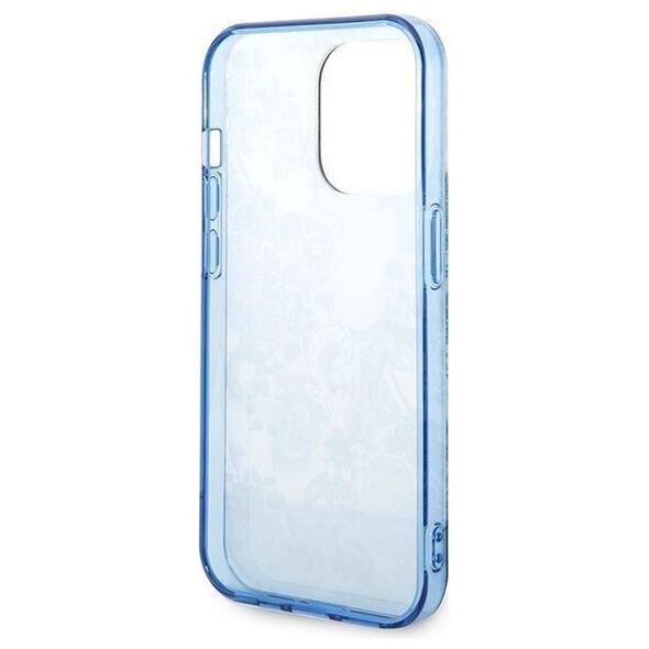 Original Case IPHONE 14 PRO Guess Hardcase Porcelain Collection blue 3666339064341
