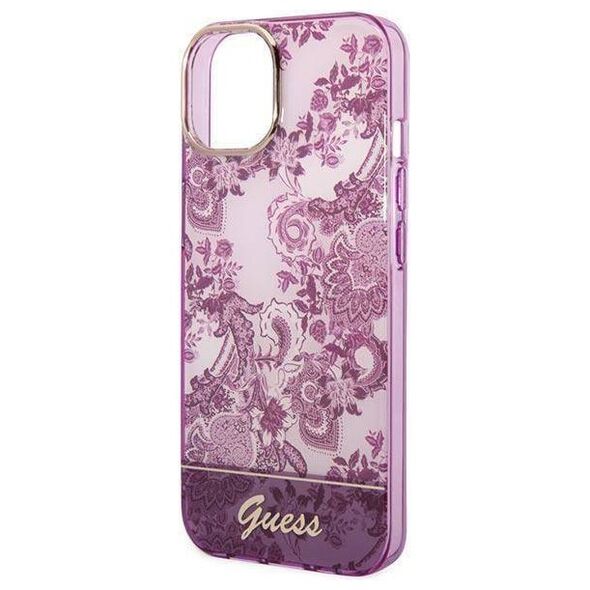Original Case IPHONE 14 PLUS Guess Hardcase Porcelain Collection pink 3666339064372