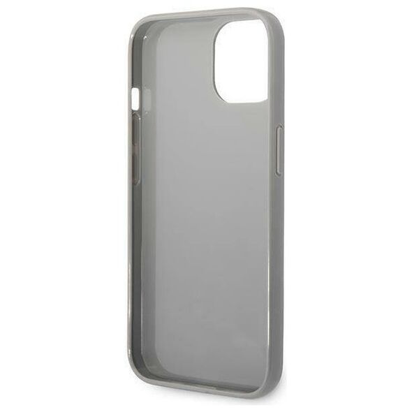 Original Case IPHONE 14 PLUS Karl Lagerfeld Hardcase Monogram Iridescent silver 3666339093082
