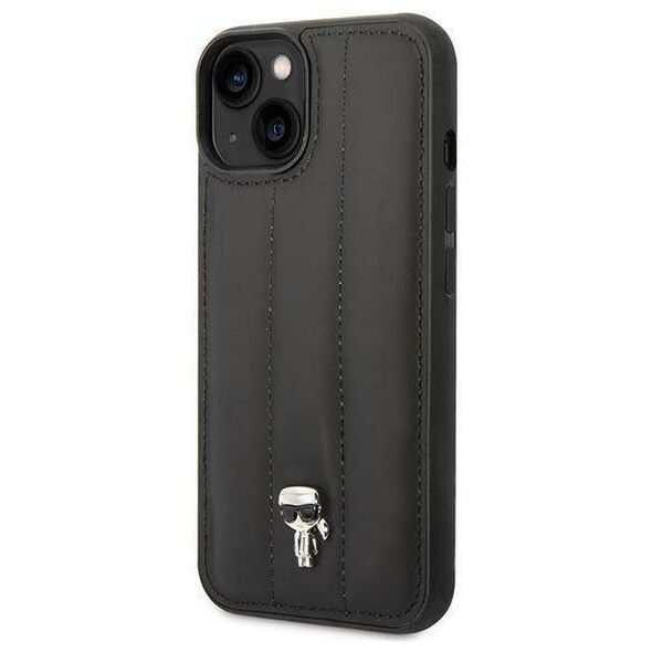 Original Case IPHONE 14 PLUS Karl Lagerfeld Hardcase Puffy Ikonik Pin black 3666339077723