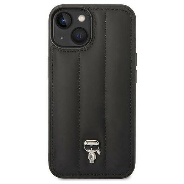 Original Case IPHONE 14 PLUS Karl Lagerfeld Hardcase Puffy Ikonik Pin black 3666339077723