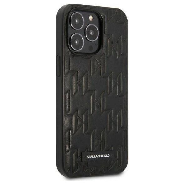 Original Case IPHONE 13 PRO MAX Karl Lagerfeld Hardcase Monogram Plaque black 3666339049157