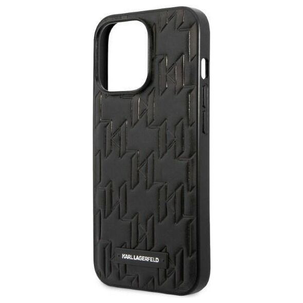 Original Case IPHONE 13 PRO MAX Karl Lagerfeld Hardcase Monogram Plaque black 3666339049157