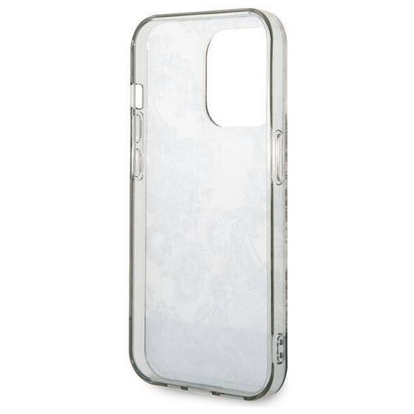 Original Case IPHONE 14 PRO MAX Guess Hardcase Porcelain Collection (GUHCP14XHGPLHG) gray 3666339090739
