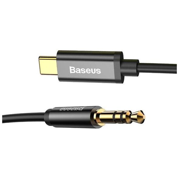 Baseus Yiven Audio cable USB-C to mini jack 3,5mm, 1.2m (Black) 6953156262553