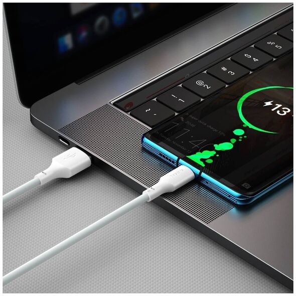 Baseus Simple Wisdom Data Cable Kit USB to Type-C 5A (2PCS/Set）1.5m White 6953156230309