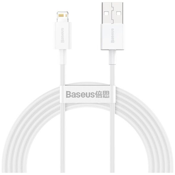Baseus Superior Series Cable USB to iP 2.4A 2m (white) 6953156205468
