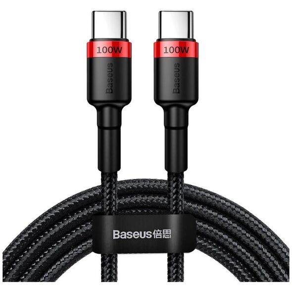 Baseus Cafule PD2.0 100W flash charging USB For Type-C cable (20V 5A)2m Red+Black 6953156216372