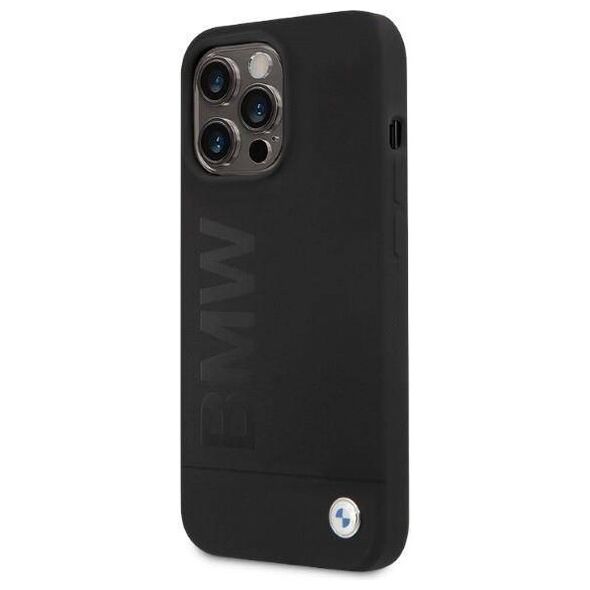 Original Case IPHONE 13 PRO BMW Hardcase Silicone Signature Logo MagSafe (BMHMP13LSLBLBK) black 3666339059712