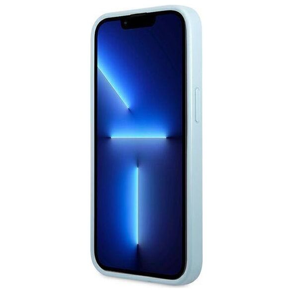 Original Case IPHONE 13 MINI Guess Hardcase Saffiano 4G Small Metal Logo (GUHCP13SPS4MB) blue 3666339048006